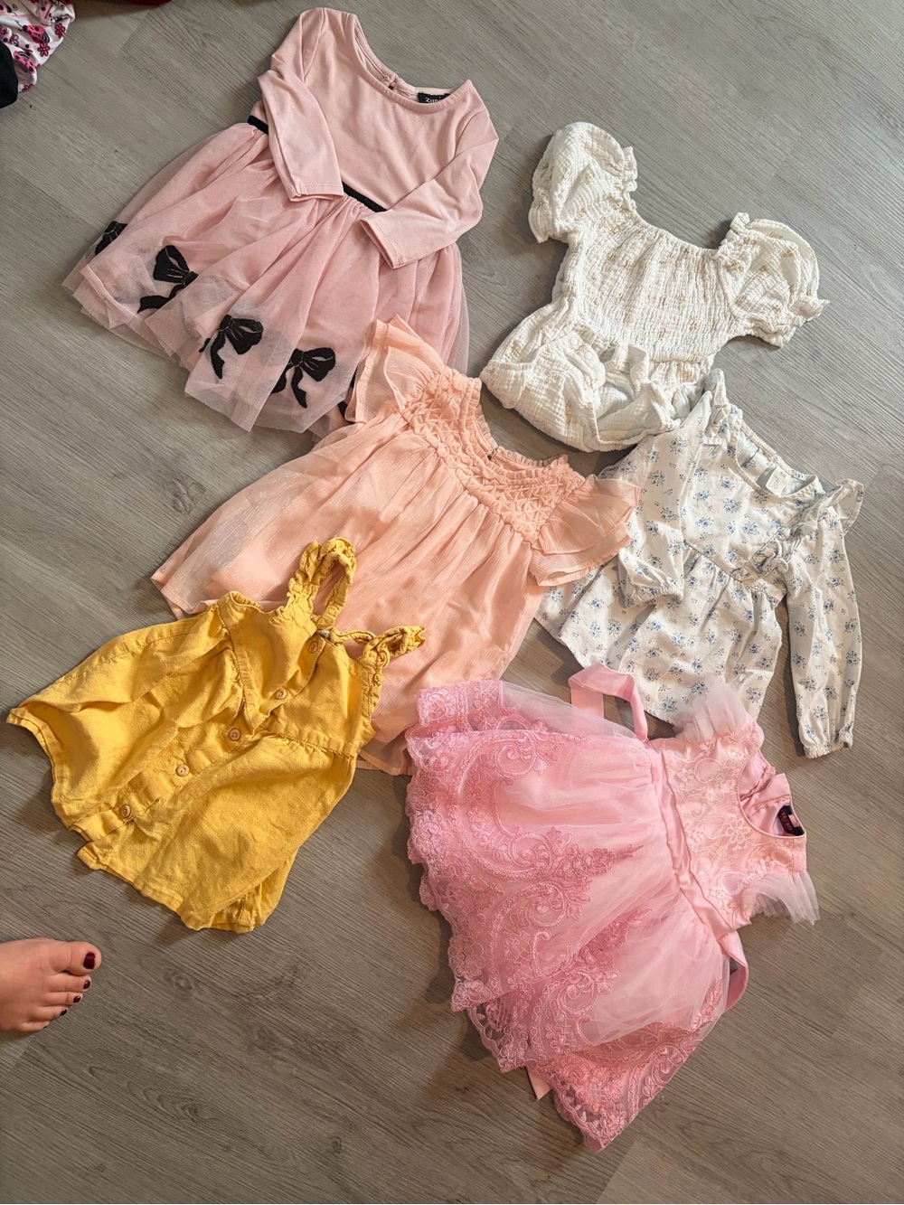 various little girls dresses